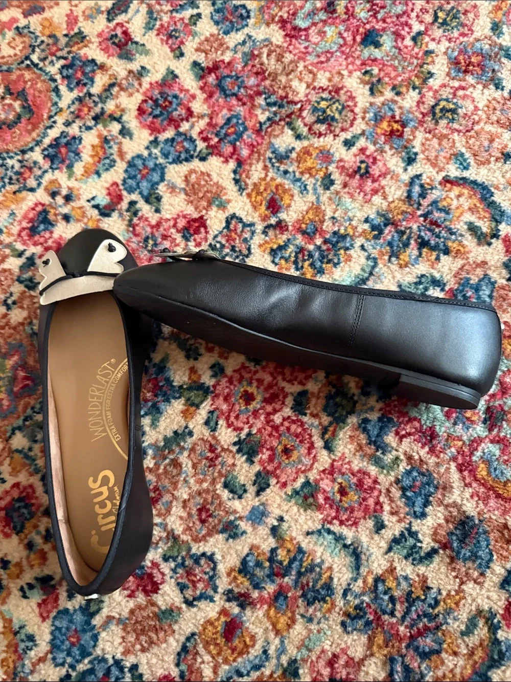 Circus by Sam Edelman Black Round-Toe Ballet Flats